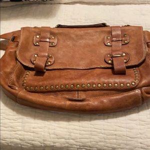 Patricia Nash cross body satchel leather